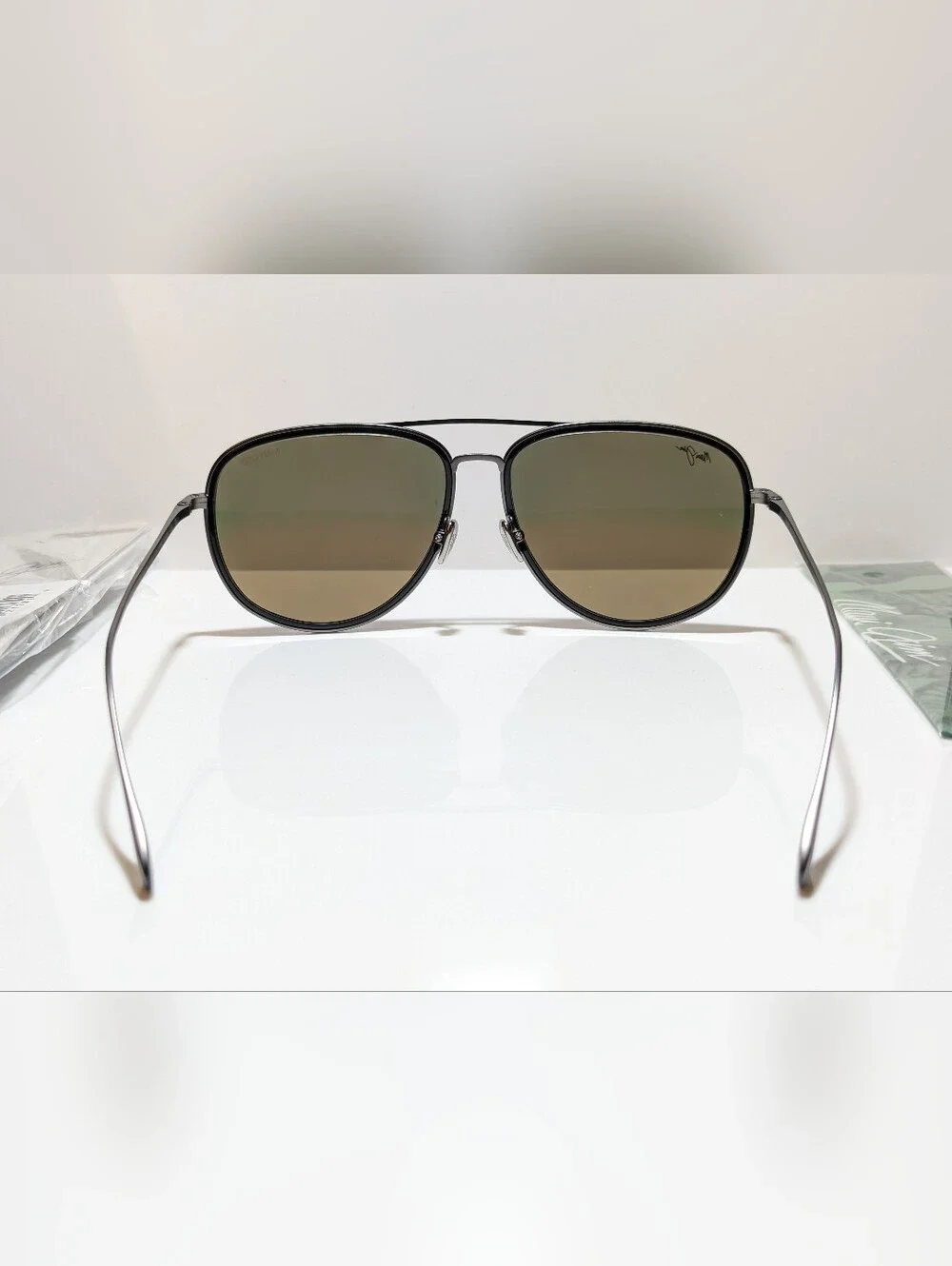 NEW Maui Jim Fair Winds Dark Gunmetal Polarized Hawaii Lava Sunglass RM554-02UTD